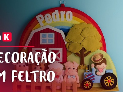 Curso online de decoração infantil em feltro | eduK.com.br