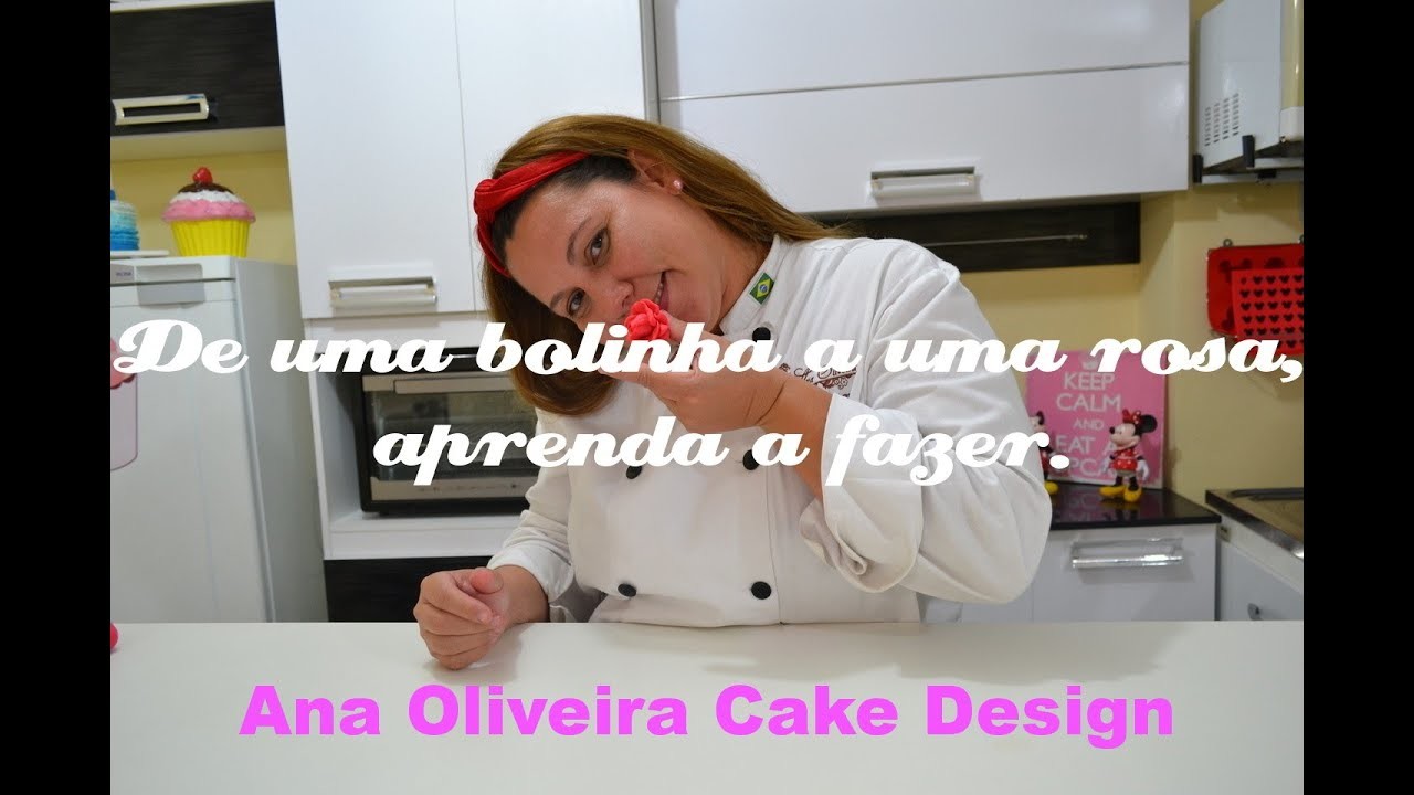 De uma bolinha a uma rosa - Ana Oliveira Cake Design