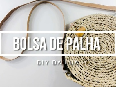 DIY - Bolsa Circular de Palha