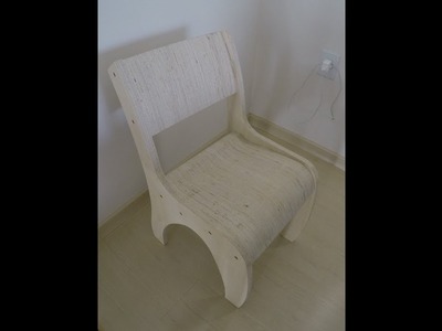 DIY- Cadeira para criança feita de compensado naval- plywood