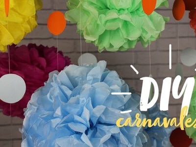 DIY: Carnaval | Decoração para bailinho de carnaval #9