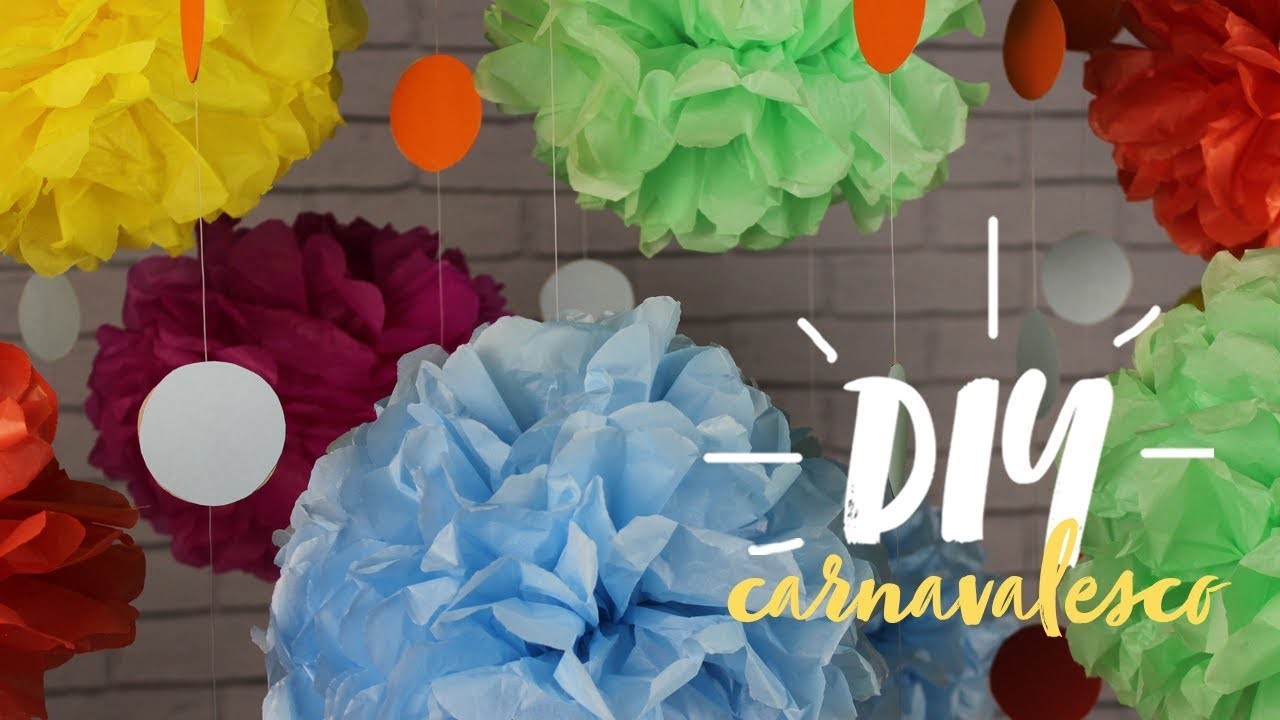 DIY: Carnaval | Decoração para bailinho de carnaval #9