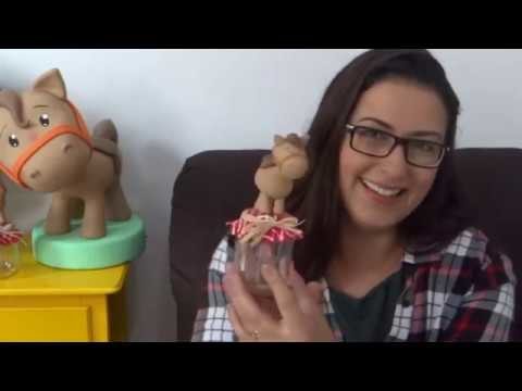 DIY - Cavalinho em Biscuit - "Fazendinha" #enzofaz2