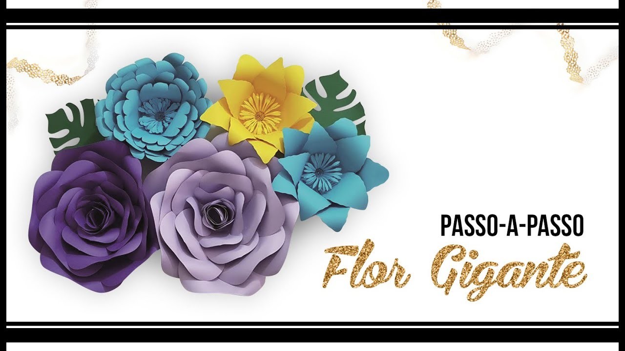 DIY: Como fazer Flor Gigante de Papel | Serilon Crafts