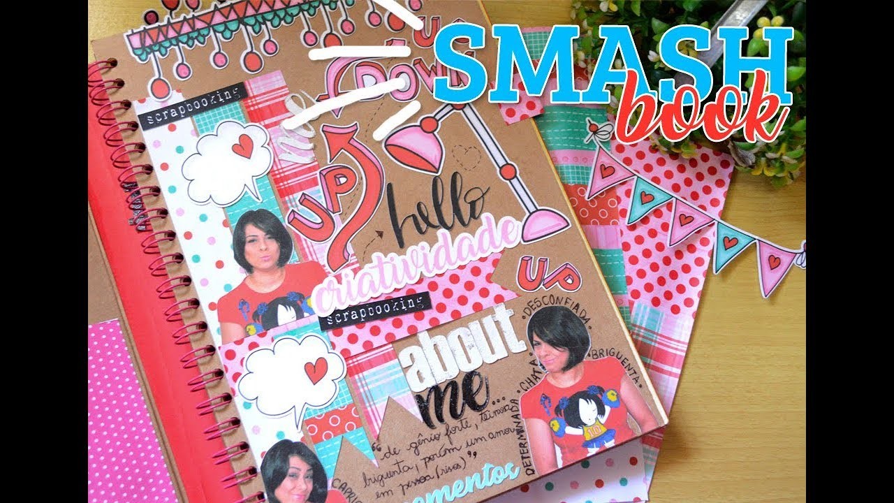 DIY - Como fazer uma página do Smash Book - Freestyle
