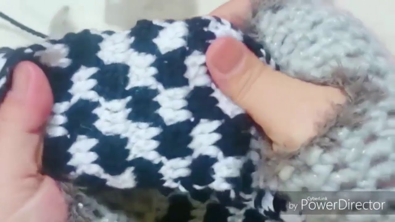 DIY CROCHET FAIXA MUITO FACIL PARA CABELO EM 2 CORES HD