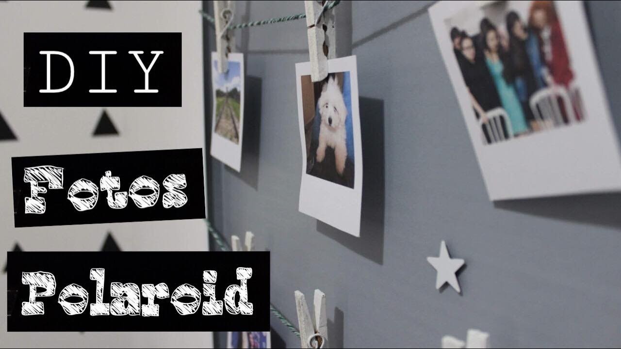 DIY: FOTOS POLAROID (sem a câmera) #2