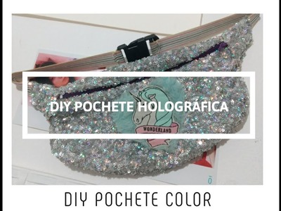 DIY POCHETE HOLOGRÁFICA