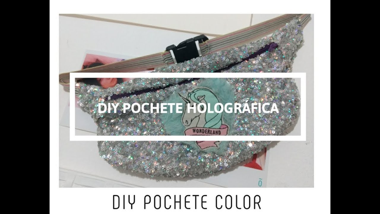 DIY POCHETE HOLOGRÁFICA
