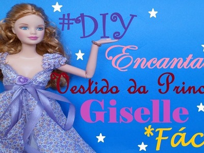 #DIY - Vestido da Princesa Giselle do Filme Encantada - Fácil!!