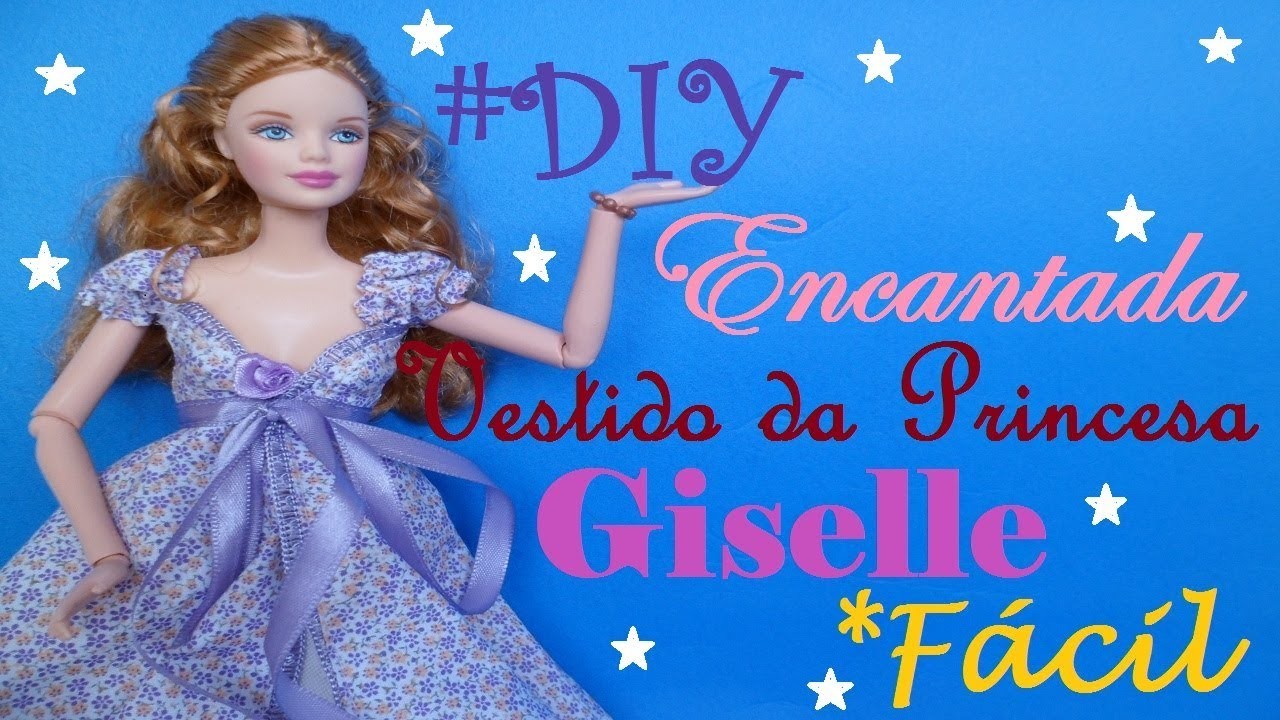 #DIY - Vestido da Princesa Giselle do Filme Encantada - Fácil!!