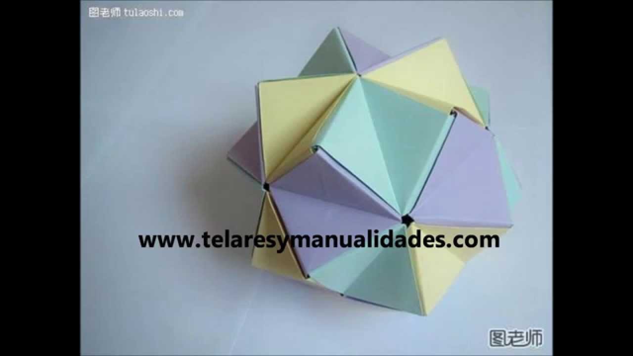 Origami 3D www.telaresymanualidades,com