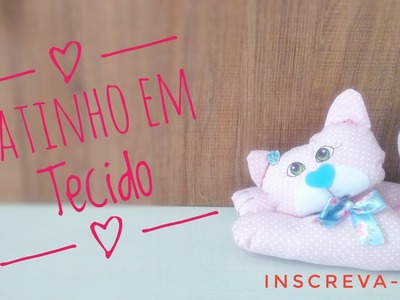 #VEDA1 - DIY Gatinho em tecido