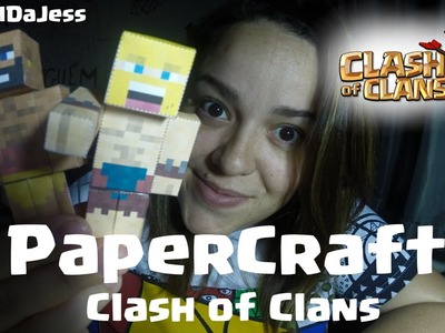 Aprenda a Fazer PaperCraft do Clash Of Clans