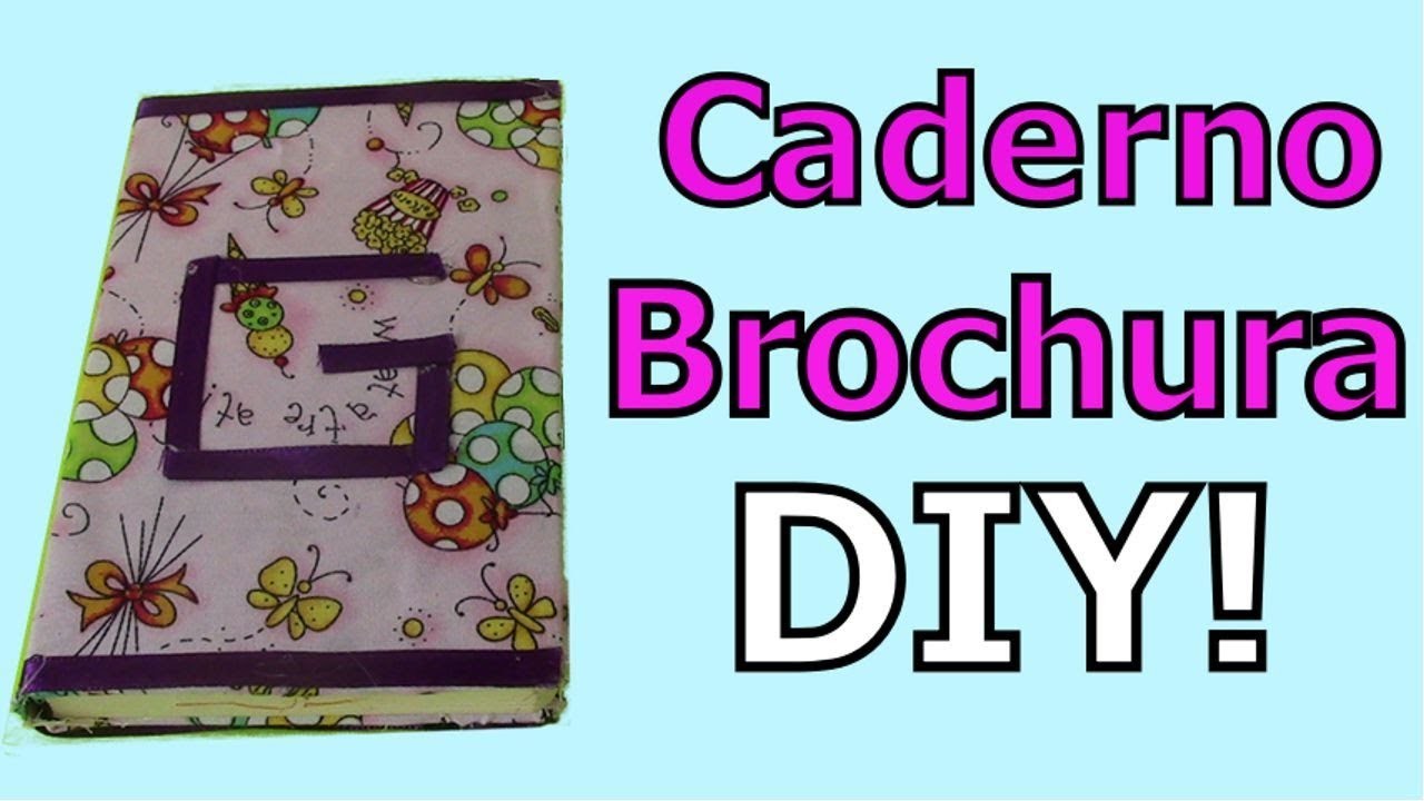 CADERNO BROCHURA DIY!!