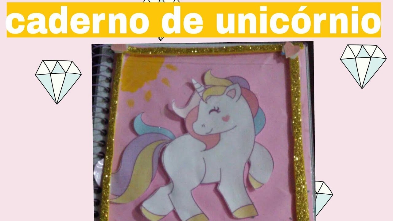 Caderno de Únicornio [ DIY]