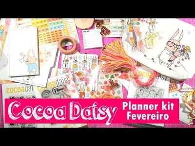 Cocoa Daisy planner kit - Fevereiro (Português BR)