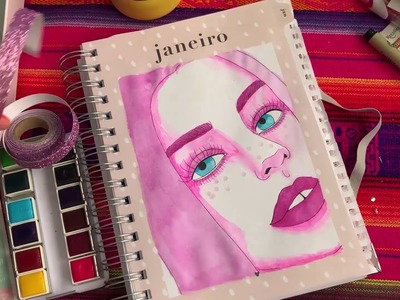 COMEÇANDO MEU PLANNER 2018 | Nath Araújo