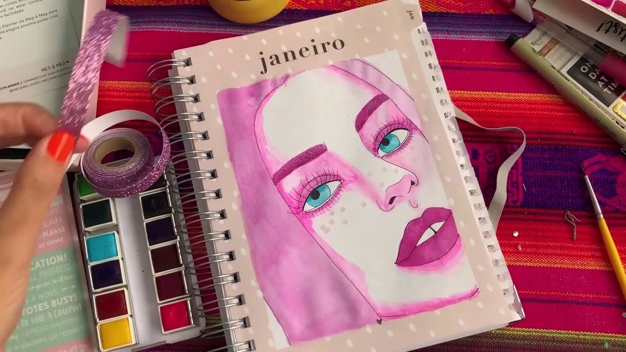 COMEÇANDO MEU PLANNER 2018 | Nath Araújo
