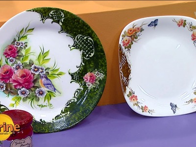 COMO FAZER: Pratos Porcelana com Mamiko | Vitrine do Artesanato na TV