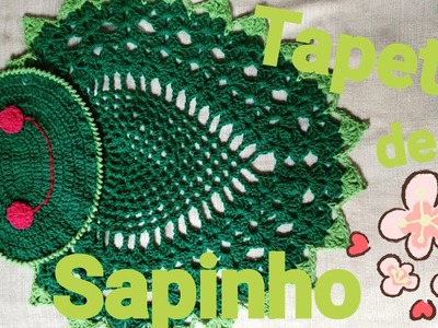 Como fazer Tapete de sapinho de crochê.parte 2
