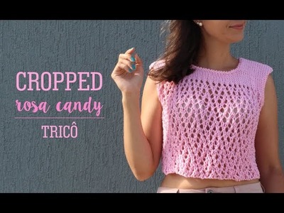 CROPPED ROSA CANDY | TRICÔ