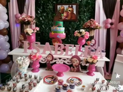 Decoração infantil Masha e o Urso