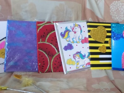 DIY: customizando material escolar 2°parte. cadernos e lápis