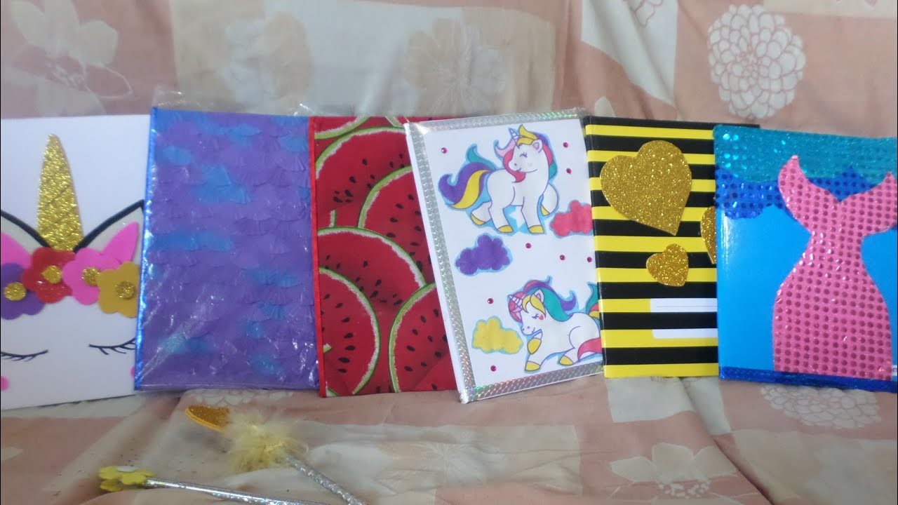 DIY: customizando material escolar 2°parte. cadernos e lápis