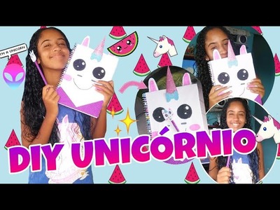 Diy Material Escolar De UNICÓRNIO ????