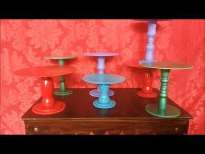 Expositores de doces altos