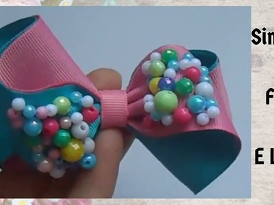 Laço Mil Faces com Miçangas