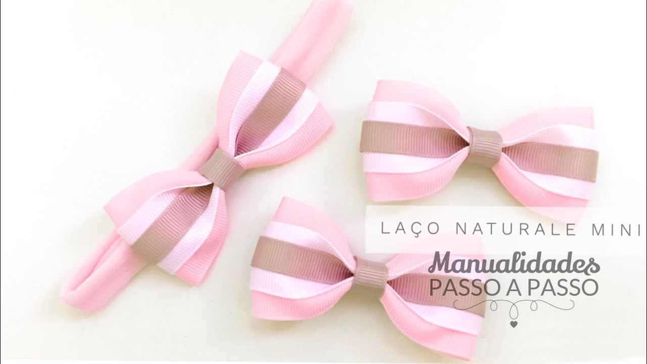 Laço Naturale -Diy - DIY - Pap Make to hair bow