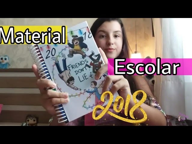 Meu Material Escolar 2018-Stranger things|Fazendo Art