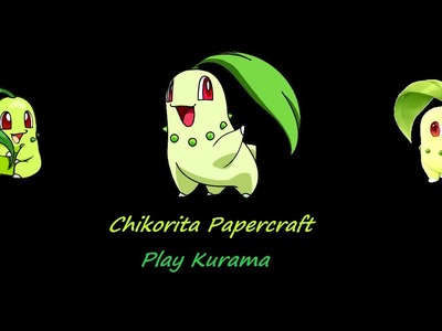 Pokemon Chikorita Papercraft