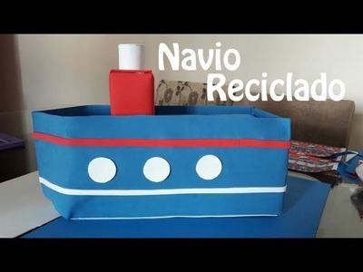 Reciclagem: Navio Reciclado | Decoração de Festa | Náutico