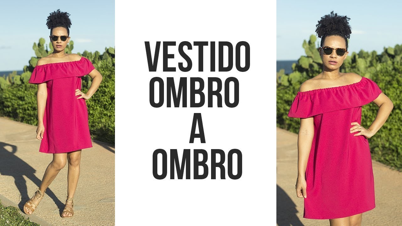 VESTIDO OMBRO A OMBRO | DIY | NEA SANTTANA