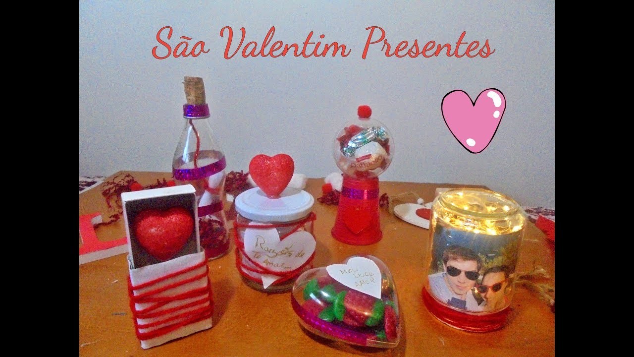 6 Valentines Day DIY - Faça voce presentes de São Valentim