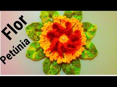 Aprenda a Fazer Flor Petúnia em Crochê Passo a Passo - Base  de Pétalas