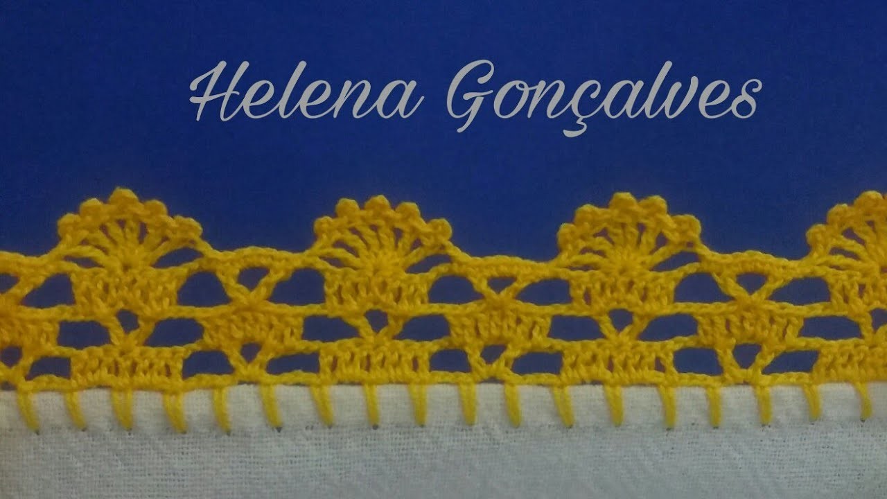 Bico de crochê #236