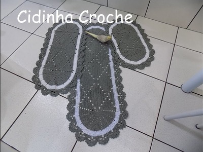 Cidinha Croche : Jogo De Cozinha Em Croche 3 Peças -Tapete Pia-Passo A Passo-Parte 1.2