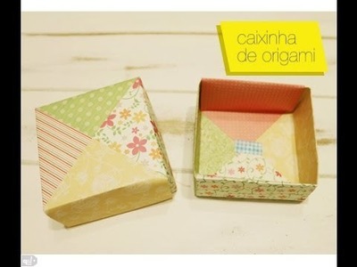 Como fazer caixinha de origami