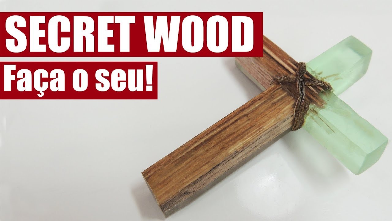 Como fazer um Secret Wood CROSS . DIY