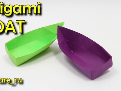 ⚓Cómo hacer un barco de origami fácil ???? | ????️???? Como fazer um barco de origami fácil ????️????♥️