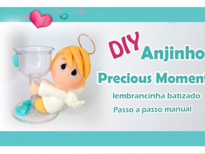 DIY Anjinho Precious moments  - Lembrancinha de Batizado ou Nascimento