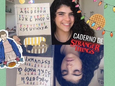 DIY - Caderno Stranger Things