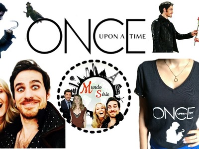 Diy- Camisa personalizada da série Once upon a time capitão gancho