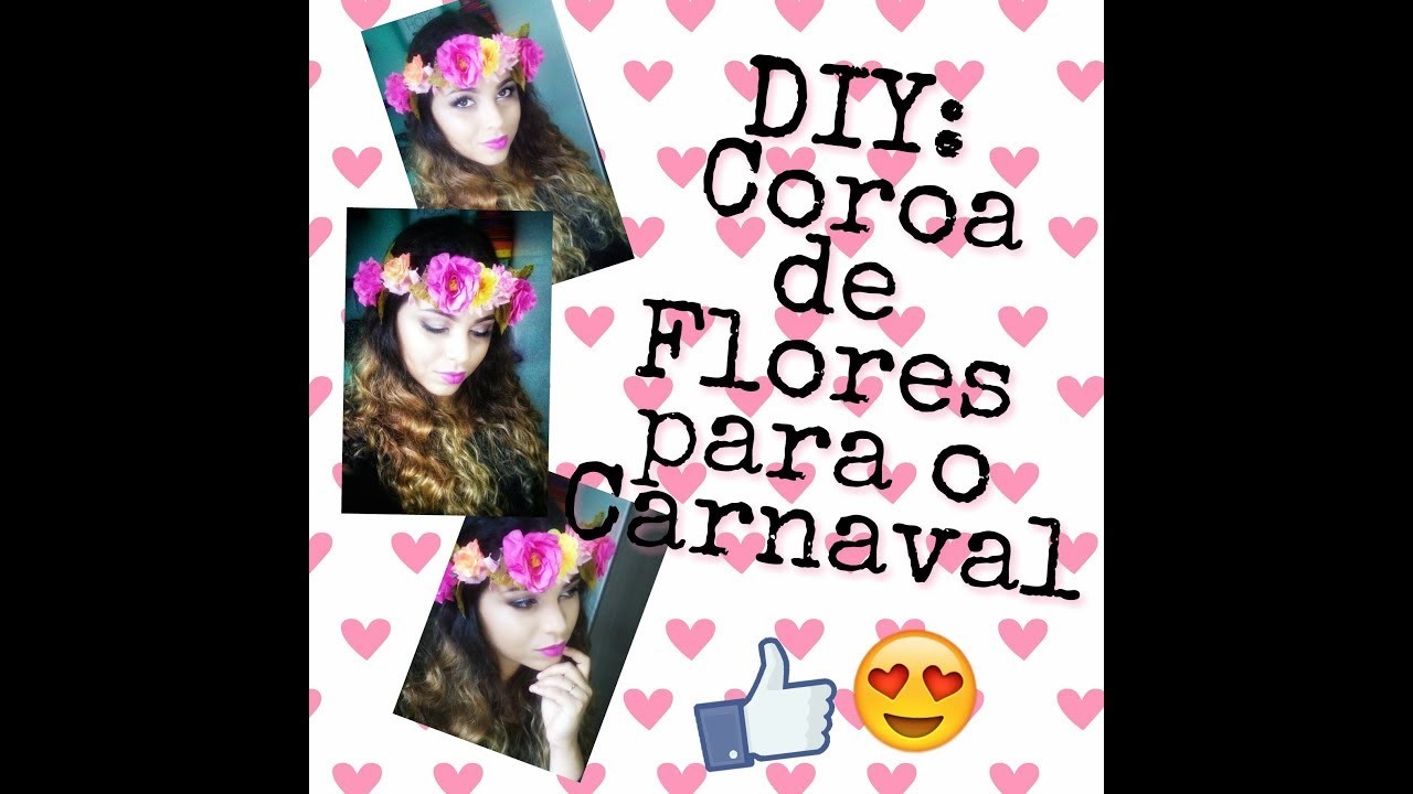 DIY:  COROA DE FLORES PARA O CARNAVAL