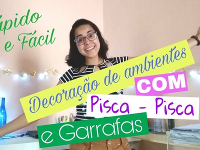 DIY Customizando pisca com bolinhas de desodorantes e copinhos de brigadeiro