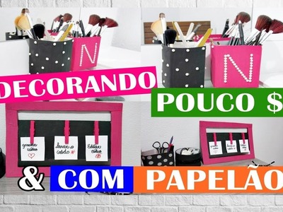 DIY: ITENS DE DECORAÇÃO SEM GASTAR QUASE NADA ♥